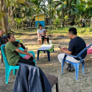 Kobo Toolbox trial run, reviewing and trying to conduct data collection to representatives from Motaulun Village