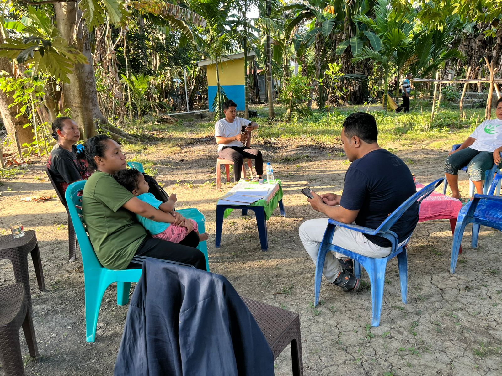 Kobo Toolbox trial run, reviewing and trying to conduct data collection to representatives from Motaulun Village